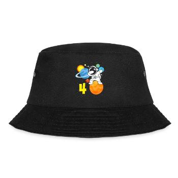4ème anniversaire garçons 4 ans astronaute anniversaire - Bob - noir - Devant - Lela (165cm)