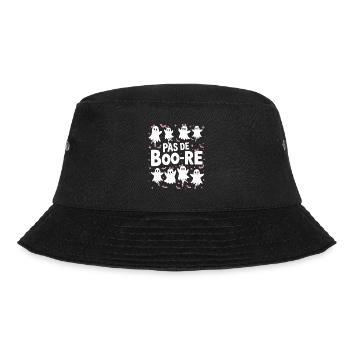 Pas De Boo-re Cute Ghosts Ballet Halloween Dance - Bucket Hat - black - Front - Lela (165cm)