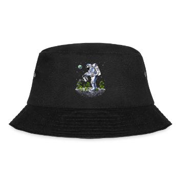 Astronaut Gärtner - Bucket Hat - Schwarz - Vorne - Lela (165cm)