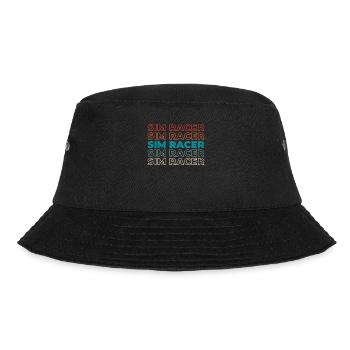 Sim Racing - Bucket Hat - Schwarz - Vorne - Lela (165cm)