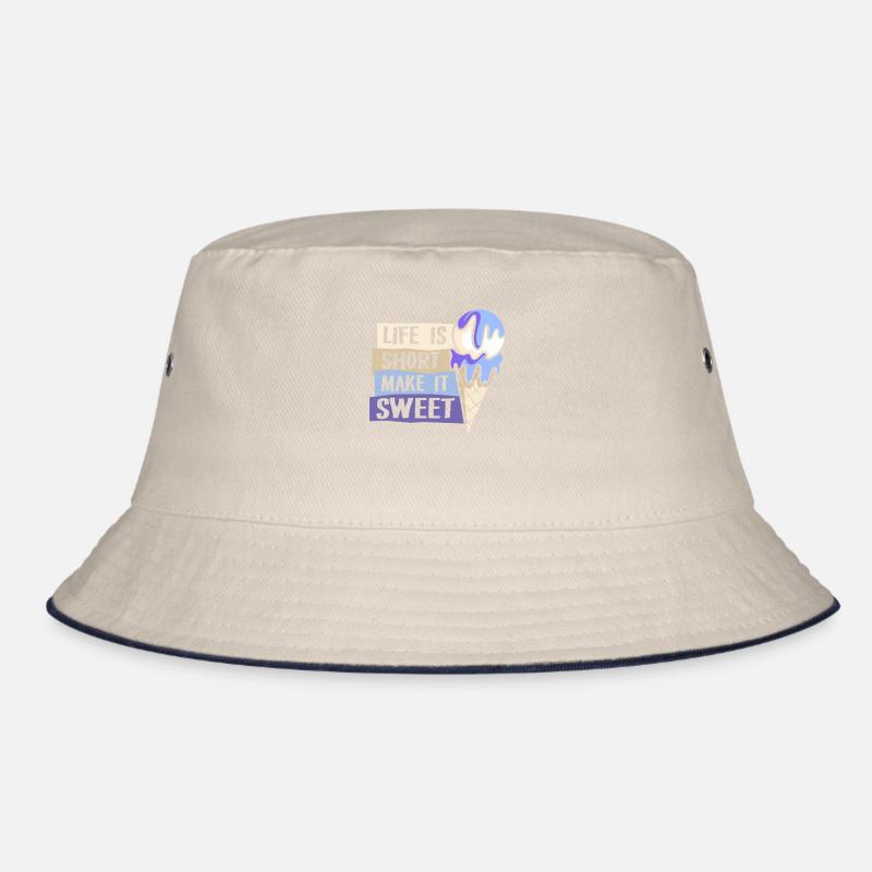 Life Is Short Make It Sweet Gelato Maker Lover Bucket Hat