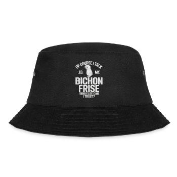 Bichon Frise Gifts - Bucket Hat - Schwarz - Vorne - Lela (165cm)