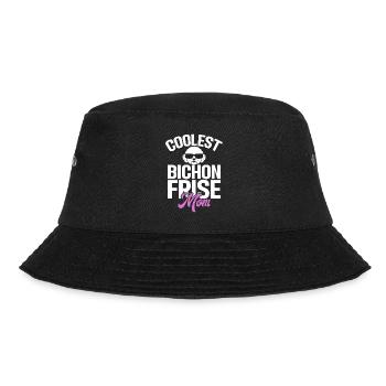 Bichon Frise Gifts - Bucket Hat - black - Front - Lela (165cm)