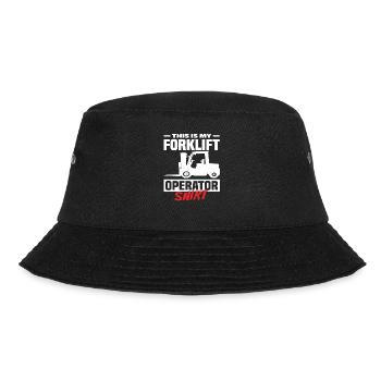 Dies Ist Mein Gabelstaplerfahrer Shirt - Bucket Hat - Schwarz - Vorne - Lela (165cm)