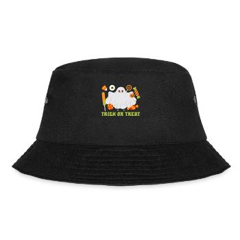 Halloween Party TRICK OR TREAT Funny Kids - Bucket Hat - black - Front - Lela (165cm)