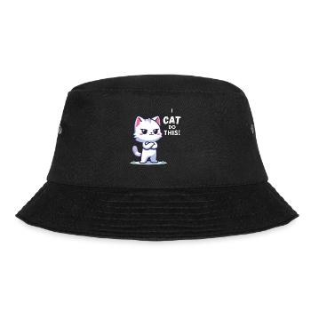 JE CHAT fais ça ! Cadeau Chats Drôles - Bob - noir - Devant - Lela (165cm)