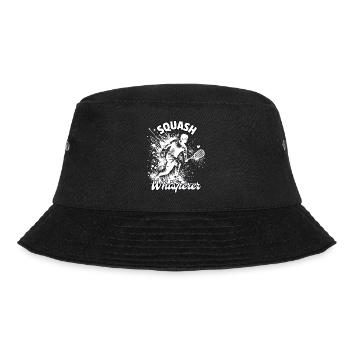 Squash Whisperer - Bucket Hat - Schwarz - Vorne - Lela (165cm)