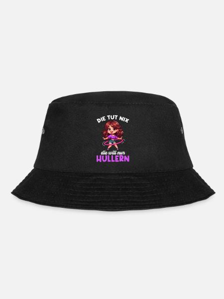 Die Tut Nix Die Will Nur Hullern Huller - Bucket Hat - Schwarz