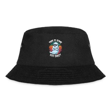 This is some boo sheet - Bucket Hat - Schwarz - Vorne - Lela (165cm)