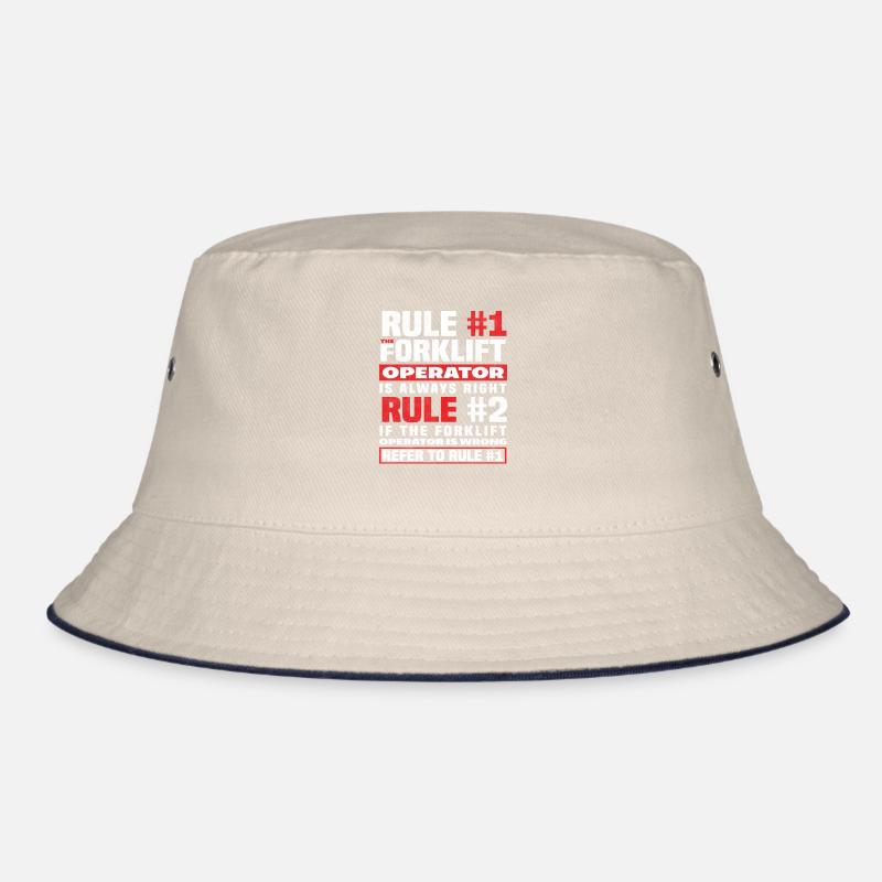 Gabelstaplerfahrer Regel Nummer Eins Bucket Hat