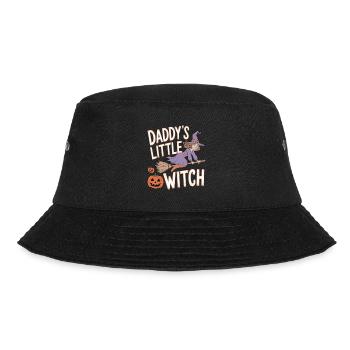 Halloween Witch Daddy's Little Witch - Bucket Hat - black - Front - Lela (165cm)