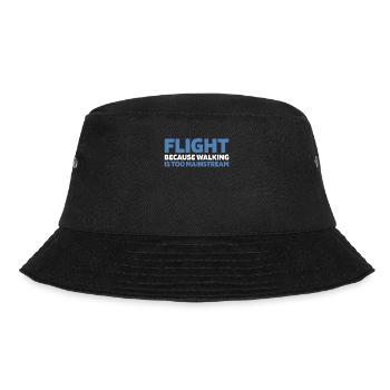 Paramotor Gleitschirmfliegen - Bucket Hat - Schwarz - Vorne - Lela (165cm)