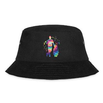 Golfer Colorsplash Kinder Miniaturgolf - Bucket Hat - Schwarz - Vorne - Lela (165cm)