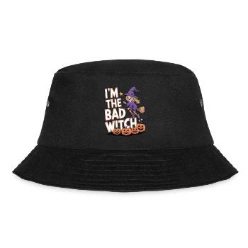 Sorcière d’Halloween Je suis la mauvaise sorcière - Bob - noir - Devant - Lela (165cm)