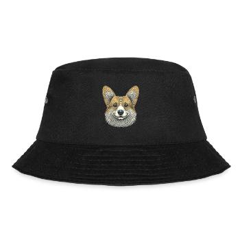 Empreinte digitale corgi - Bob - noir - Devant - Lela (165cm)