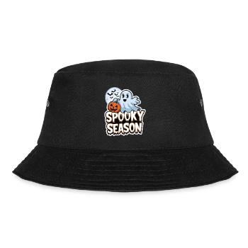 Cute Halloween Ghost Spooky Season Ghost - Bucket Hat - black - Front - Lela (165cm)
