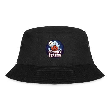 Cute Halloween Ghost Spooky Season Ghost - Bucket Hat - Schwarz - Vorne - Lela (165cm)
