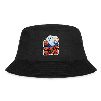 Cute Halloween Ghost Spooky Season Ghost - Bucket Hat - black - Front - Lela (165cm)