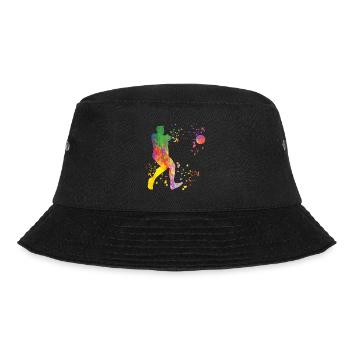 Hammer Thrower Colorsplash Hammer Throw - Bucket Hat - black - Front - Lela (165cm)