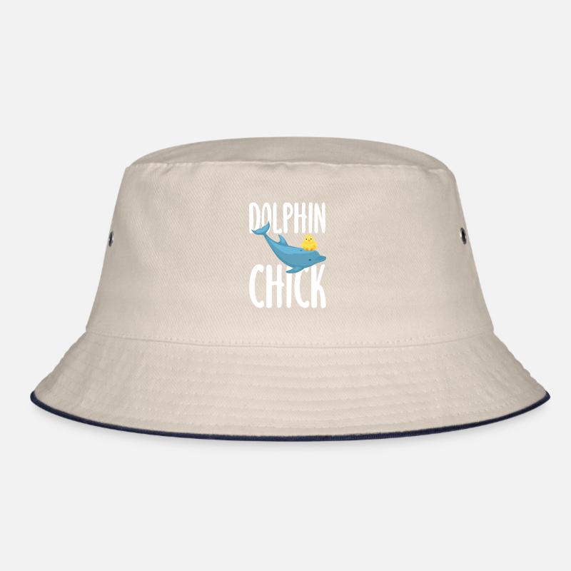 Delfin Küken Freundschaft Bucket Hat