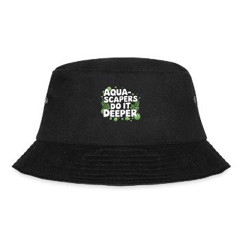 Aquascaping Enthusiast Underwater Gardening - Bucket Hat - black - Front - Lela (165cm)