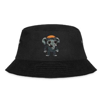 Mammut Halloween Lustig Zombie - Bucket Hat - Schwarz - Vorne - Lela (165cm)
