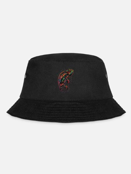 Chamäleon - Bucket Hat - Schwarz