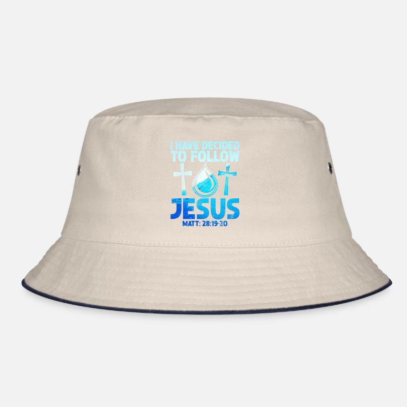 Baptism Baptized Christian Jesus God - Bible Bucket Hat
