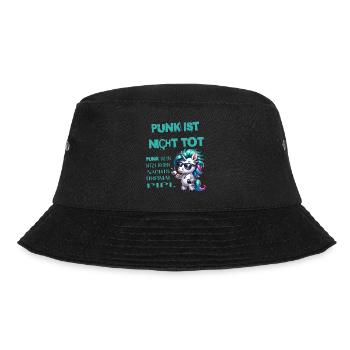Festival Fun I'm old but punk isn't dead - Bucket Hat - black - Front - Lela (165cm)