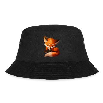 Fuchs - Bucket Hat - Schwarz - Vorne - Lela (165cm)