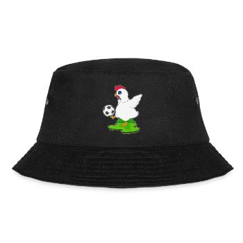 poulet joueur de football - Bob - noir - Devant - Lela (165cm)