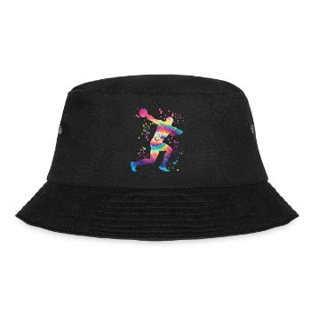 Diskuswerfer Colorsplash Diskuswurf - Bucket Hat - Schwarz - Vorne - Lela (165cm)