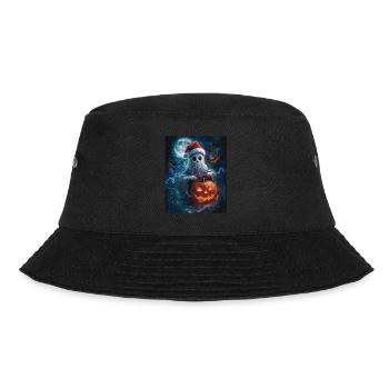 Halloween Gift Ghost with Christmas Hat Decoration - Bucket Hat - black - Front - Lela (165cm)