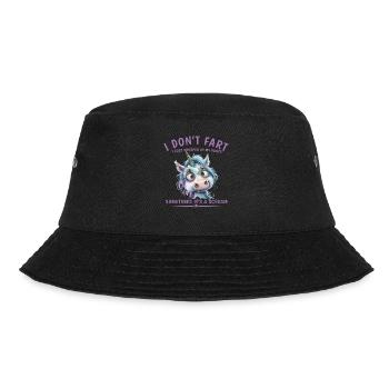 Ich Pupse Nicht, Ich Flüstere Nur in Meiner Hose - Bucket Hat - Schwarz - Vorne - Lela (165cm)