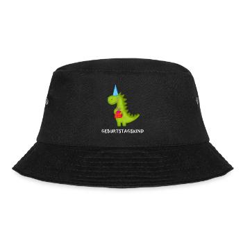 Birthday Boy Tyrannosaurus Rex Dino T-Rex Party - Bucket Hat - black - Front - Lela (165cm)