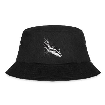 Gecko - Bucket Hat - Schwarz - Vorne - Lela (165cm)