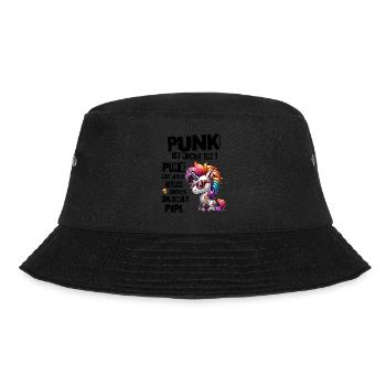 Punk Rock - I'm old but punk is not dead - Bucket Hat - black - Front - Lela (165cm)