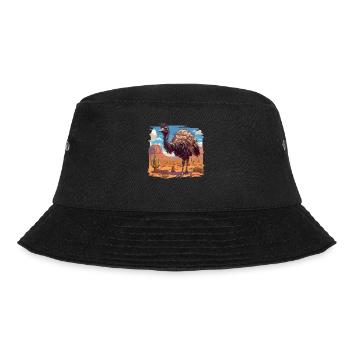 Emus Emu - Bucket Hat - black - Front - Lela (165cm)