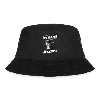 I just paused my game to be here - VR Cat Funny - Bucket Hat - black - Front - Lela (165cm)