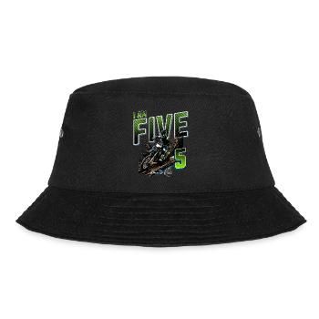Motocross 5th Birthday - Bucket Hat - black - Front - Lela (165cm)
