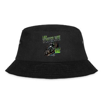 Motocross 12th Birthday - Bucket Hat - black - Front - Lela (165cm)