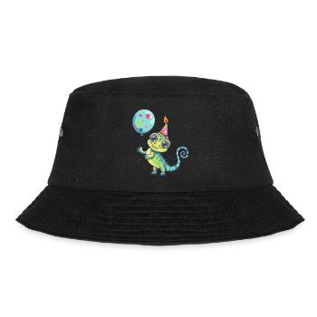 Bande dessinée d’anniversaire caméléon - Bob - noir - Devant - Lela (165cm)