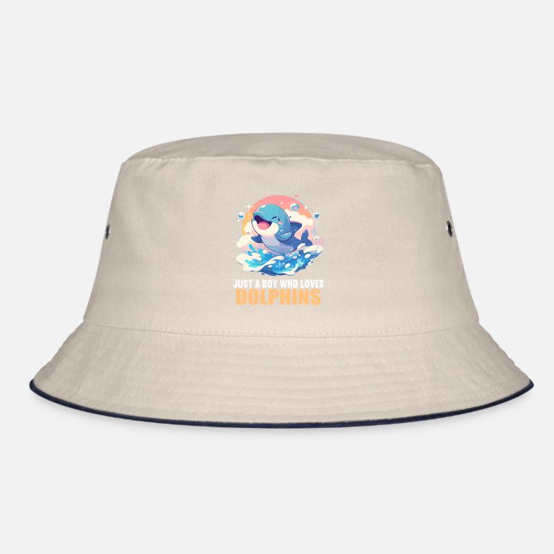 Dolphin Delfine Delfin Bucket Hat