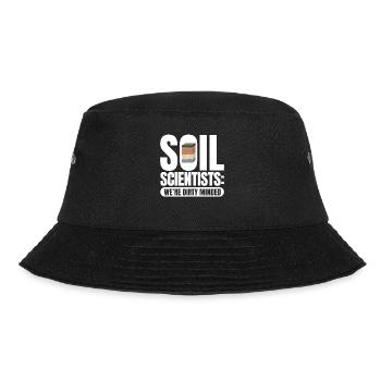 Soil Scientist Were Dirty Minded Agricultural - Bucket Hat - black - Front - Lela (165cm)