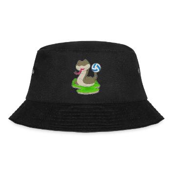 Schlange Volleyballspieler Volleyball - Bucket Hat - Schwarz - Vorne - Lela (165cm)