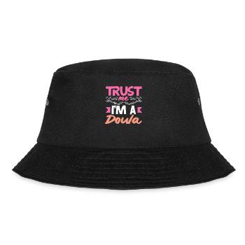 Doula Geschenk Doula Doulas - Bucket Hat - Schwarz - Vorne - Lela (165cm)