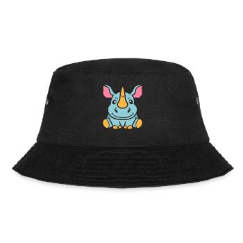 Nashorn - Bucket Hat - Schwarz - Vorne - Lela (165cm)