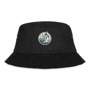 Süßes Eiscreme Design "Foto Spaß" Kawaii Stil - Bucket Hat - black - Front - Lela (165cm)