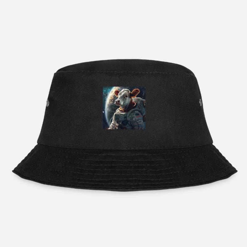 Kuh - Bucket Hat - Schwarz