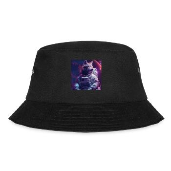 Wolf - Bucket Hat - Schwarz - Vorne - Lela (165cm)
